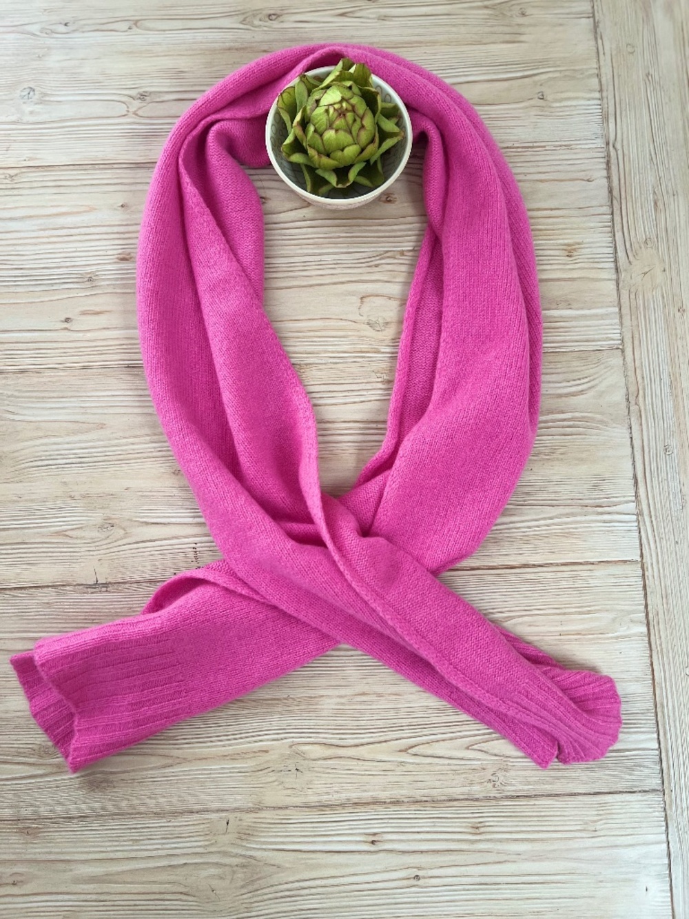 Falconeri Cashmere Ultrasoft Scarf Hot Pink | Made in Italy | Italian Cashmere K